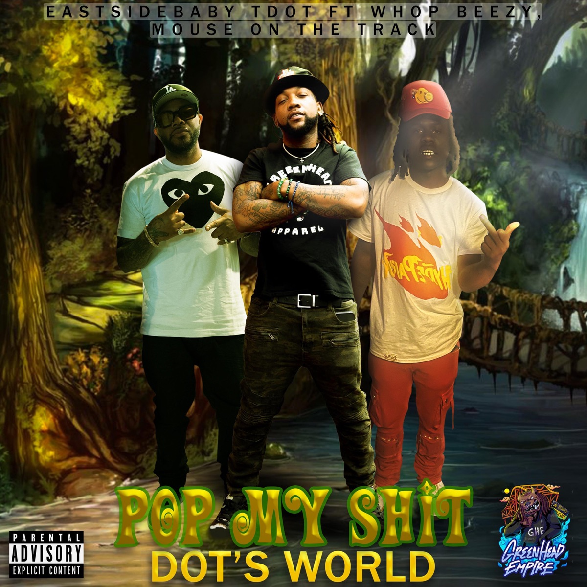 Pop my Shit (feat. Whop Beezy & Mouse on the track) [Radio Edit] - Single by Eastsidebaby Tdot album cover
