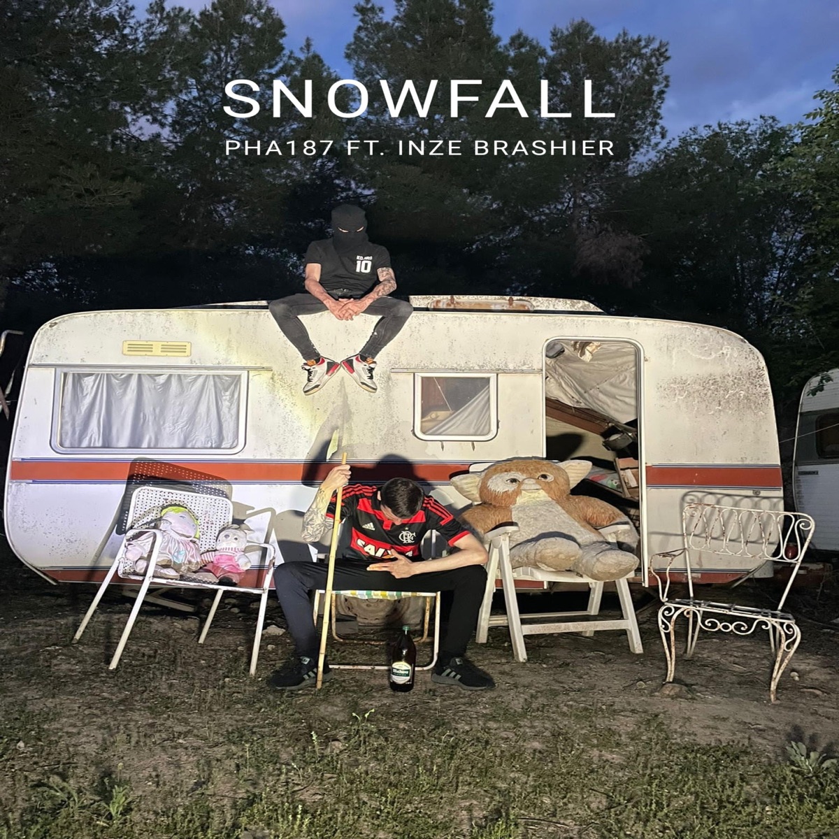 SNOWFALL (feat. INZE BRASHIER) - Single by PHA187 album cover