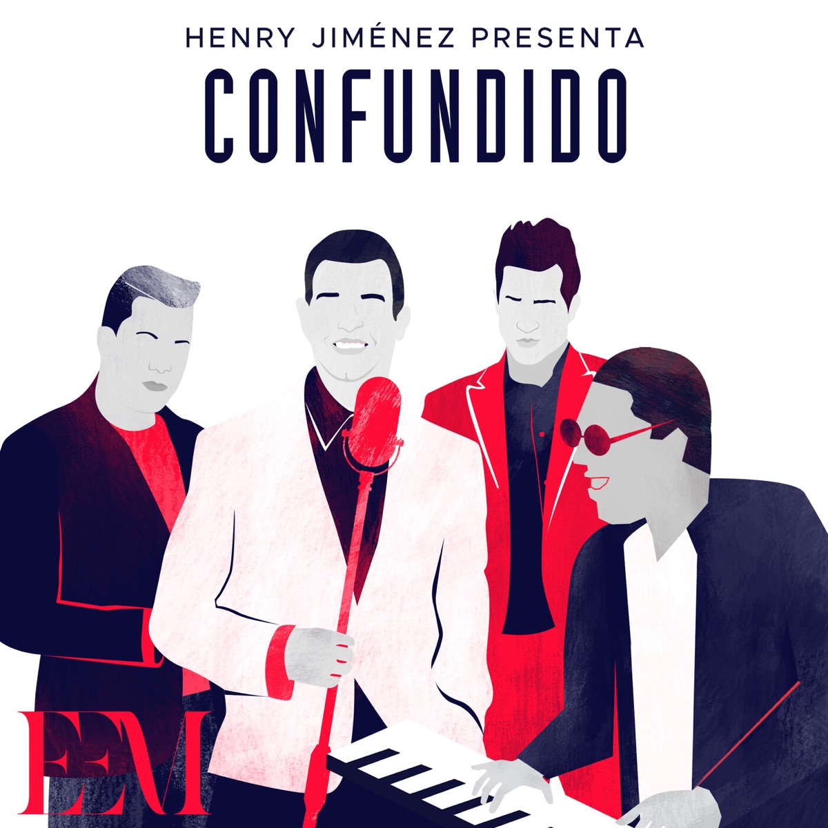 Confundido (feat. Carlos David) - Single by Henry Jiménez, Alex Bueno & Monchy Capricho album cover
