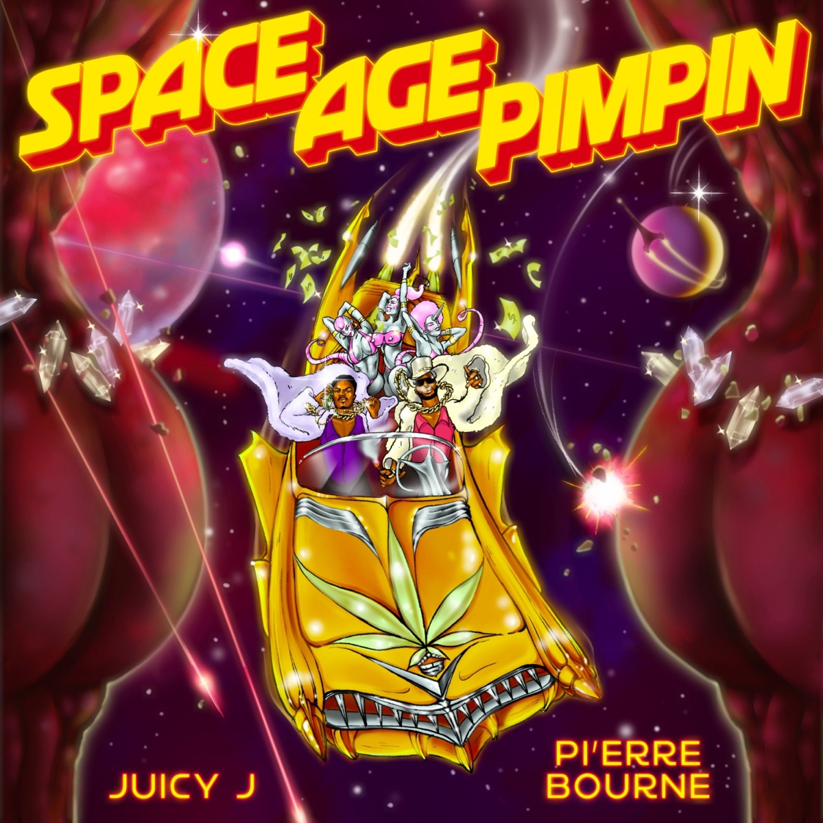 Space Age Pimpin by Juicy J & Pi’erre Bourne album cover