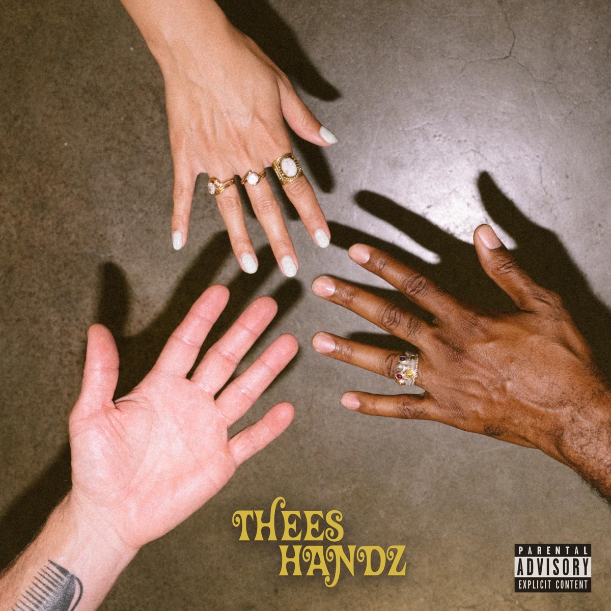 Thees Handz (feat. Thees Handz) - Single by Murs, The Grouch & Reverie album cover