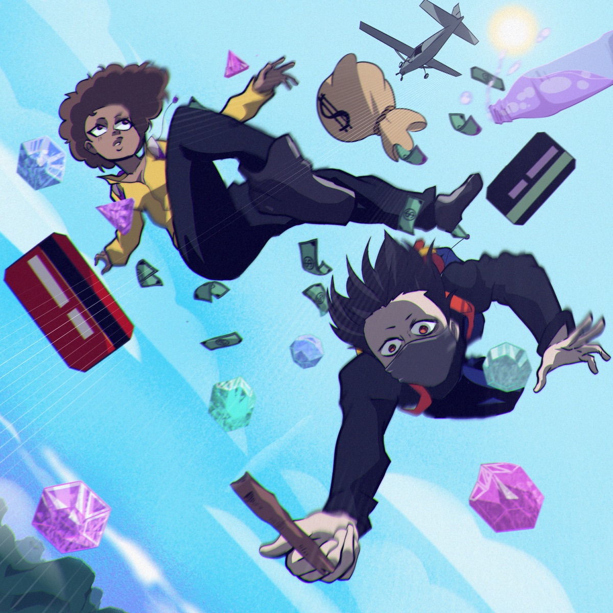TRAFFIC IN THE SKY - EP by prodbyxbs & TATIELLY album cover
