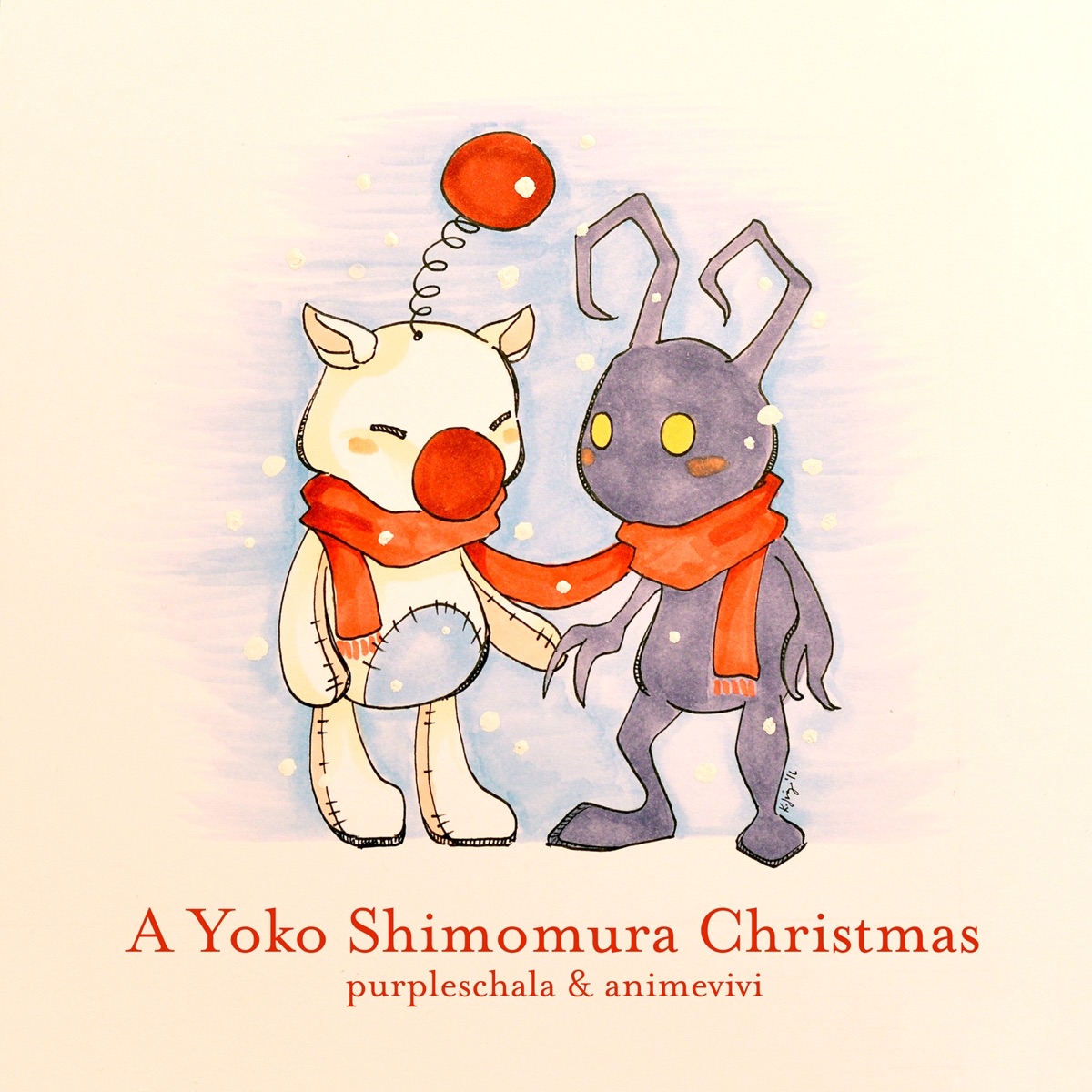 A Yoko Shimomura Christmas - EP by Animevivi, Joe Chen & PurpleSchala album cover