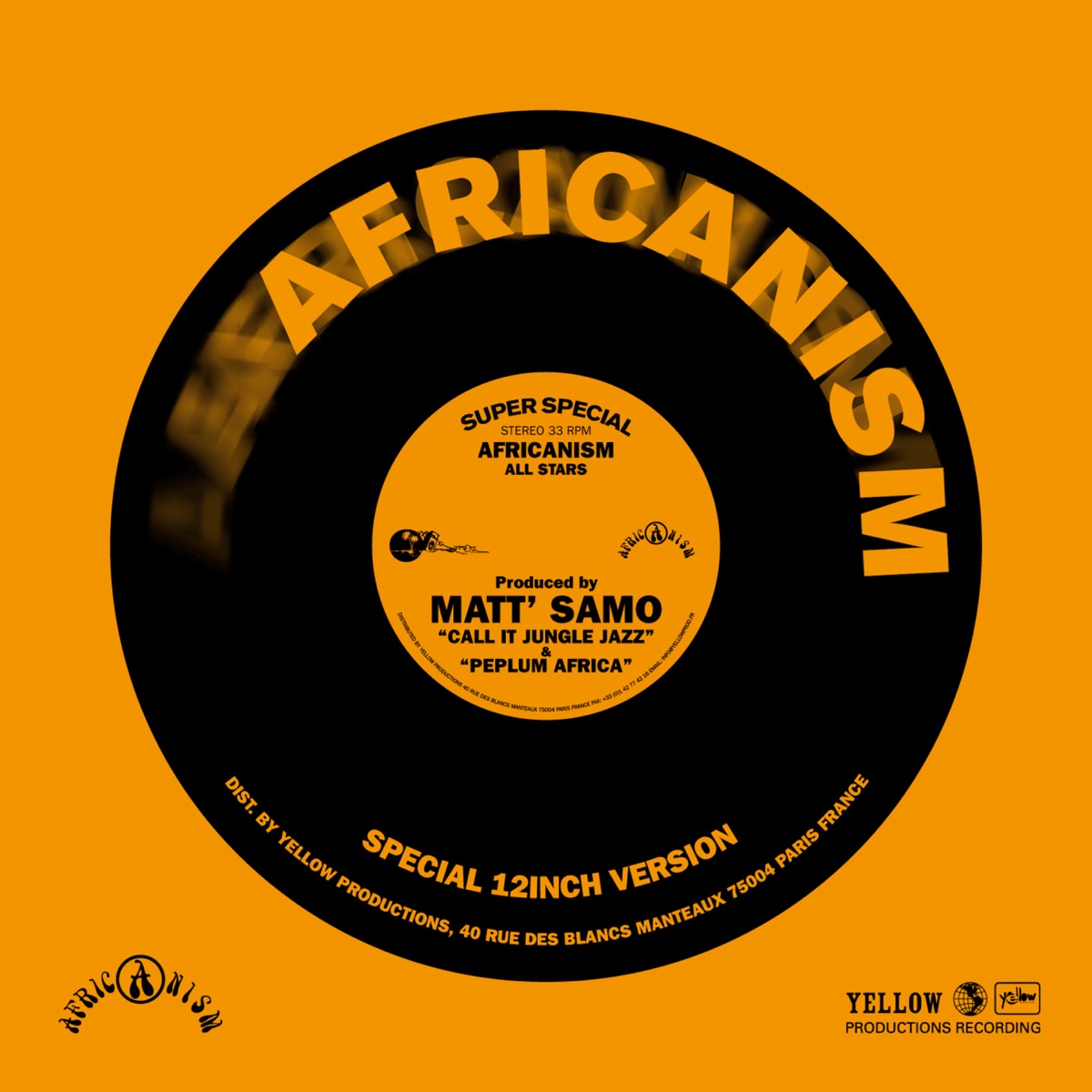 Call It Jungle Jazz / Peplum Africa - EP by Africanism & Matt' Samo album cover
