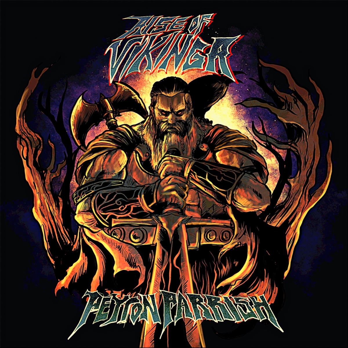 Rise of Vikingr by Peyton Parrish album cover