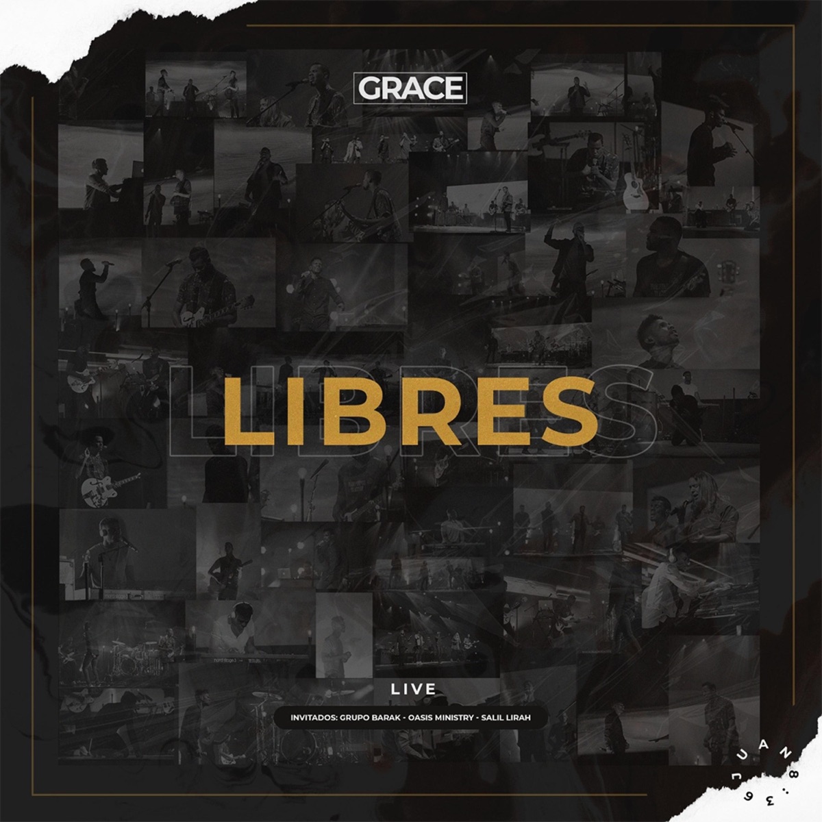 Libres Live by Grupo Grace album cover