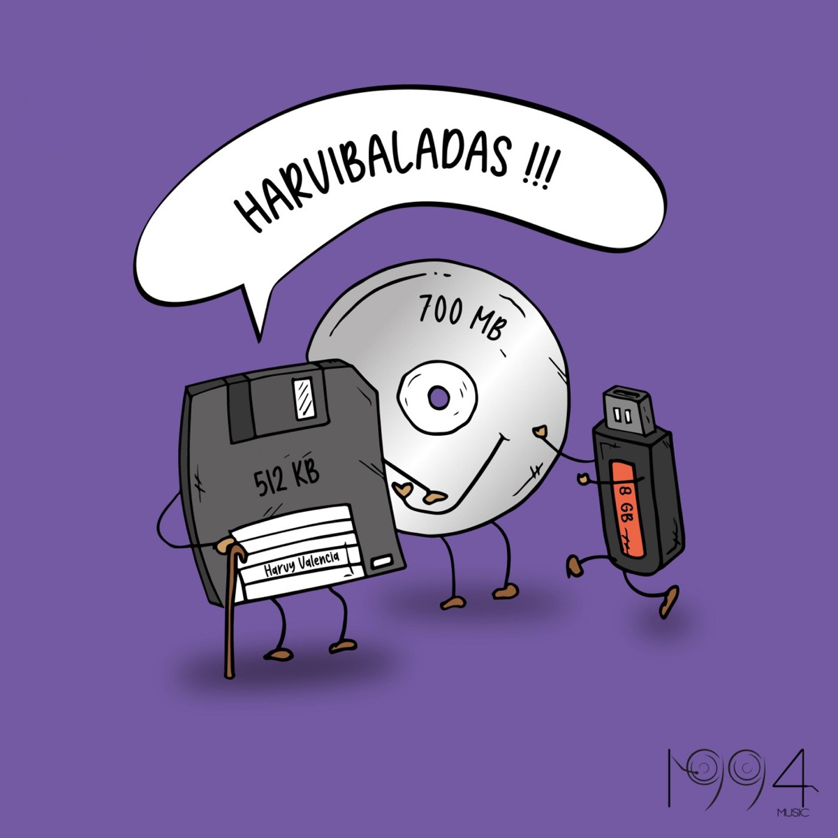 Harvibaladas by Harvy Valencia album cover