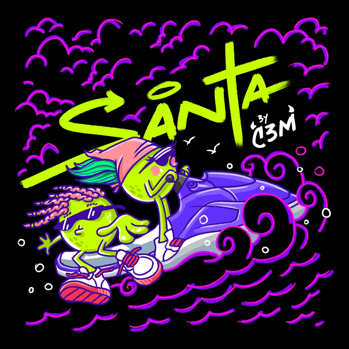 Santa - Single by C3m album cover