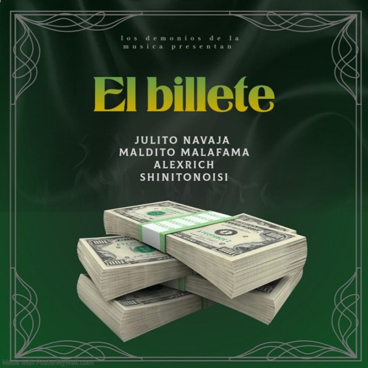 EL BILLETE (feat. Maldito Malafama & Alex Rich) - Single by Julito Navaja album cover