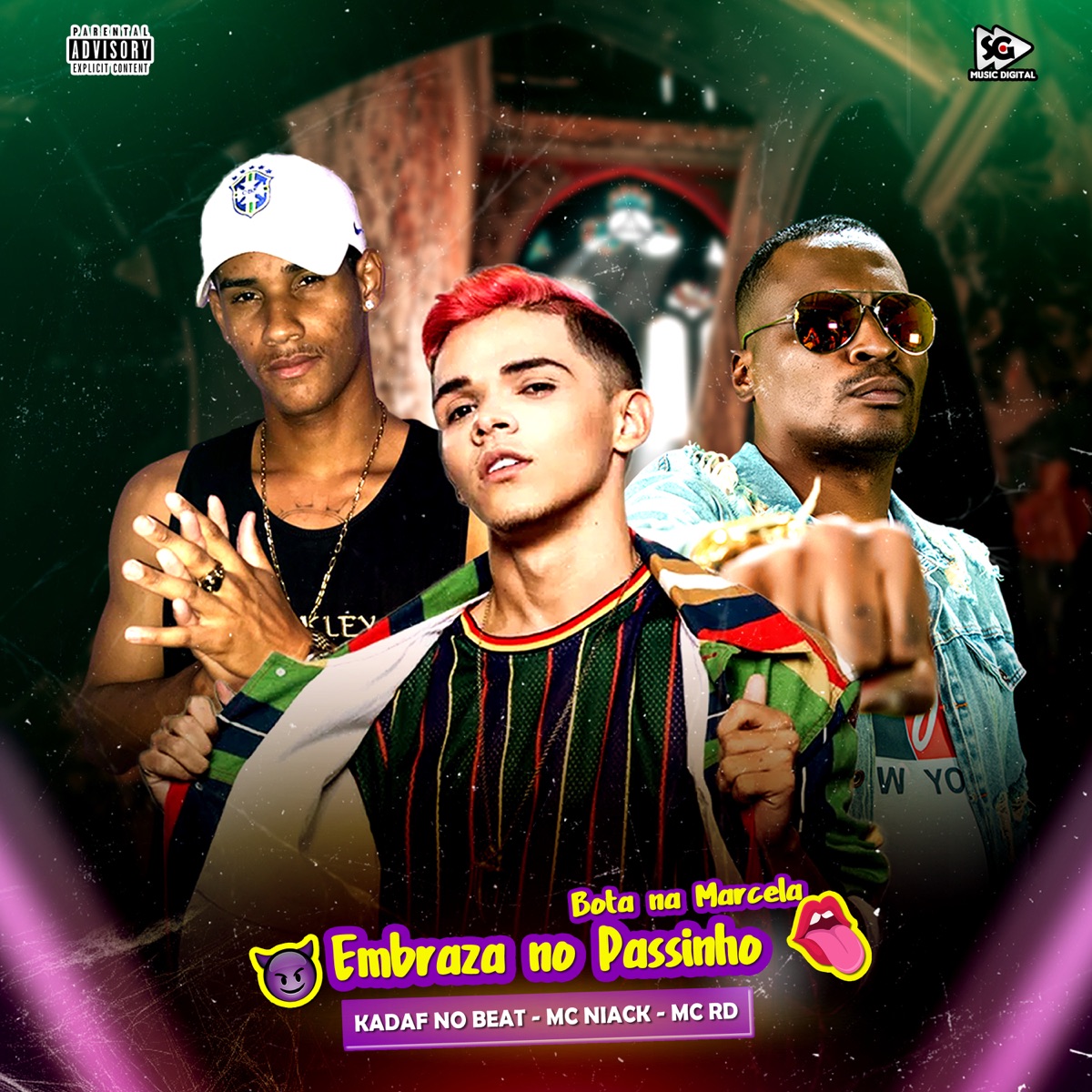 Embraza no Passinho Bota na Marcela - Single by Kadaf no Beat, Mc Rd & Mc Niack album cover