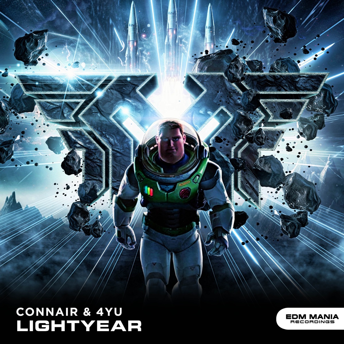 Lightyear (Radio Edit) - Single by 4YÛ & Connair album cover