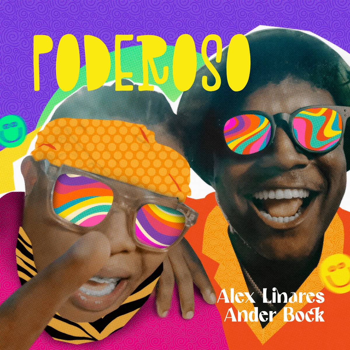 Poderoso - Single by Alex Linares & Ander Bock album cover