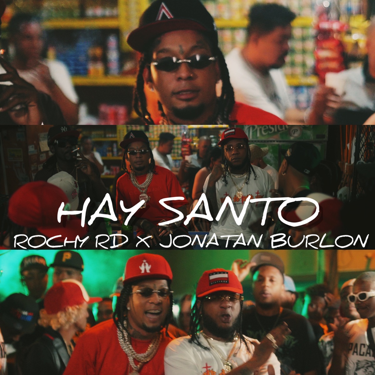 Hay Santo (feat. Jonatan Burlon) - Single by Rochy RD album cover