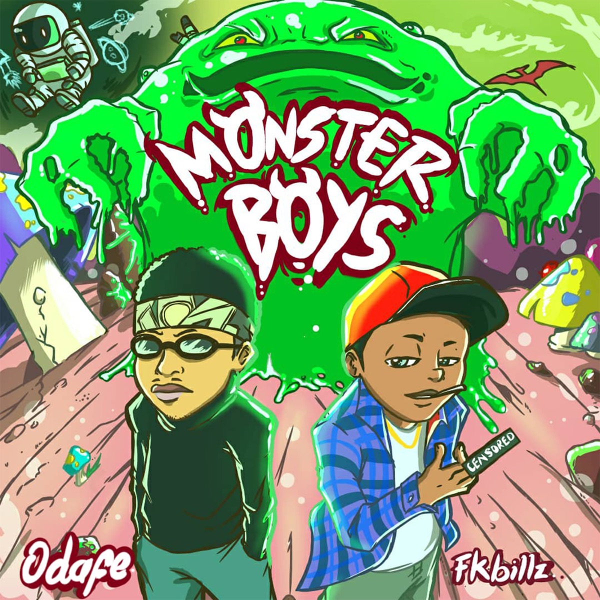 Monster Boys by Fk Billz & Odafe album cover