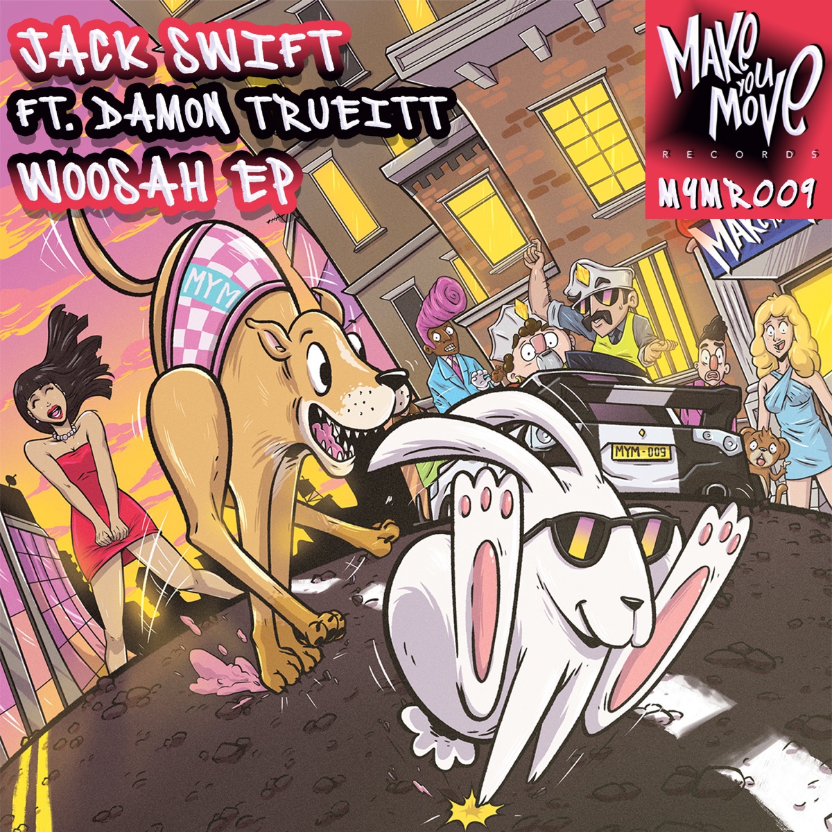 Woosah (feat. Damon Trueitt) - Single by Jack Swift album cover