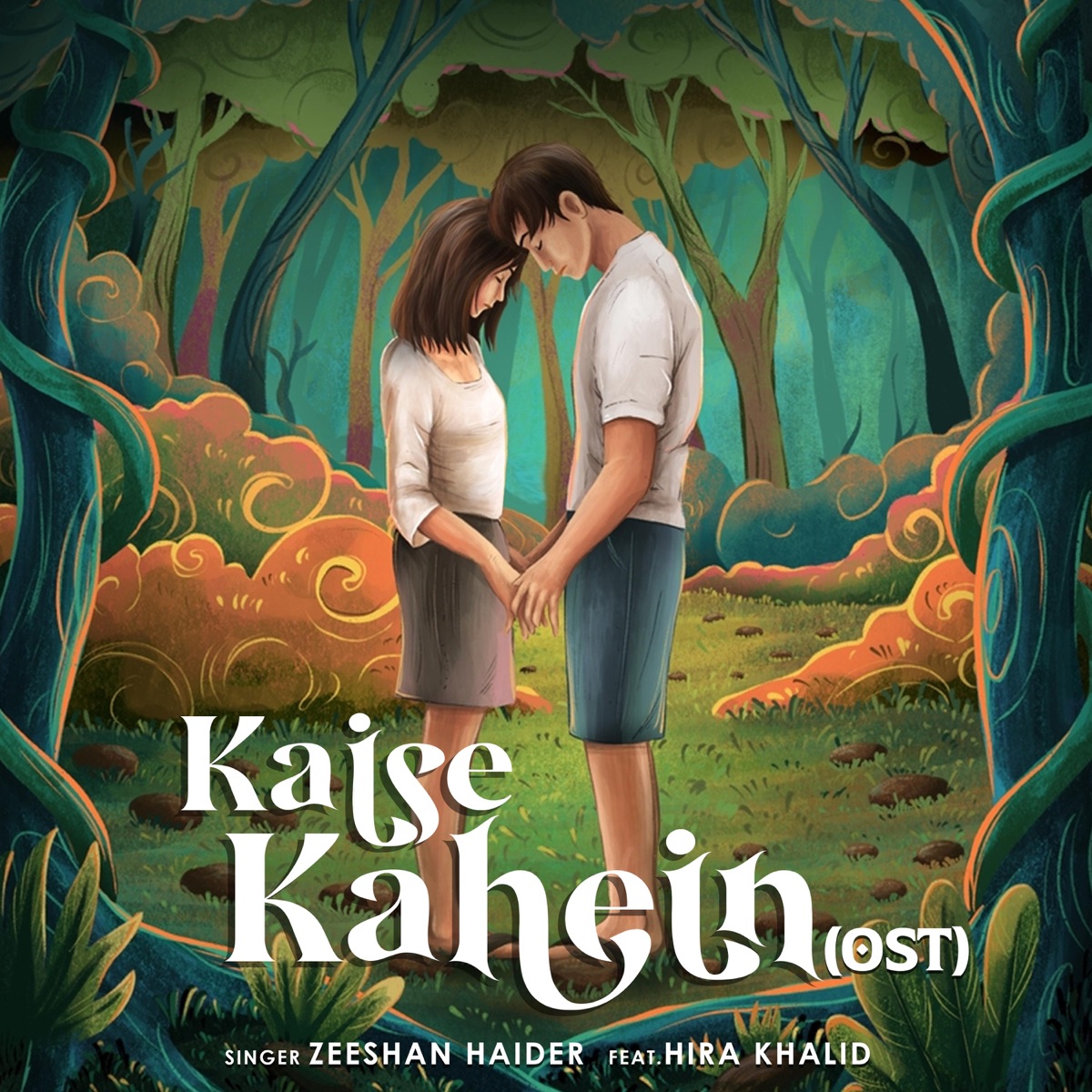 Kaise Kahein (feat. Hira Khalid) - Single by Zeeshan Haider album cover