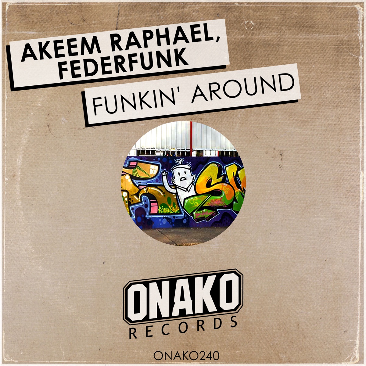 Funkin' Around - Single by Akeem Raphael & FederFunk album cover