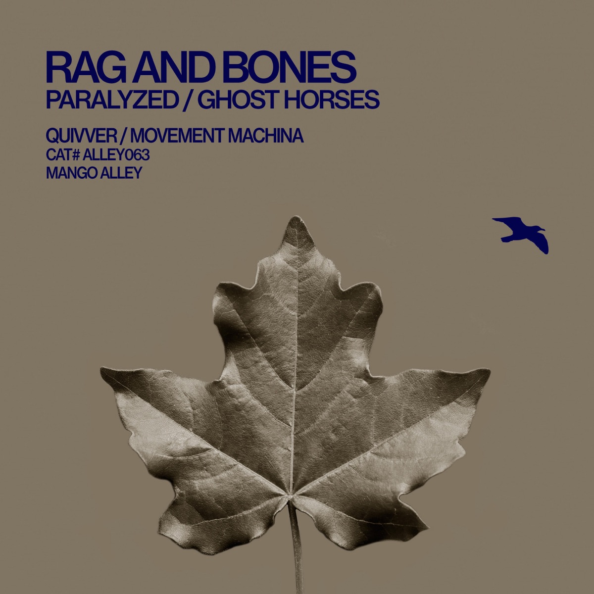 Paralyzed / Ghost Horses - EP by Quivver, Movement Machina & Rag and Bones album cover
