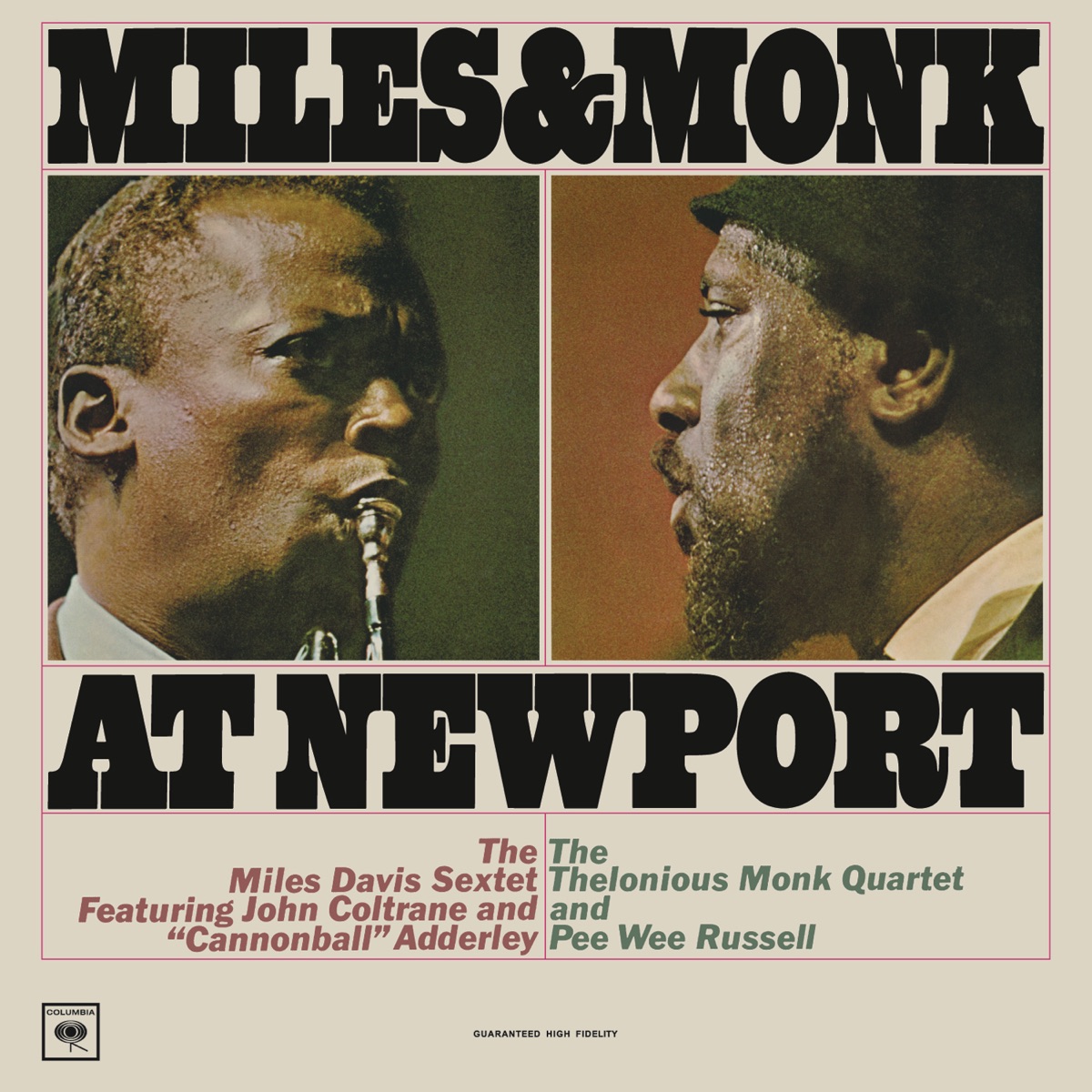 Miles and Monk at Newport (Mono Version) [Live] by Miles Davis Sextet & Thelonious Monk Quartet album cover