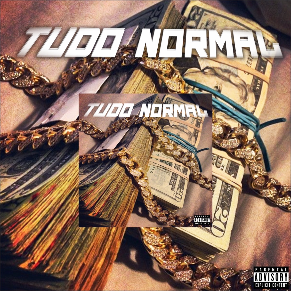 Tudo Normal - Single by Fos77er, FD REI & Harpia Records album cover