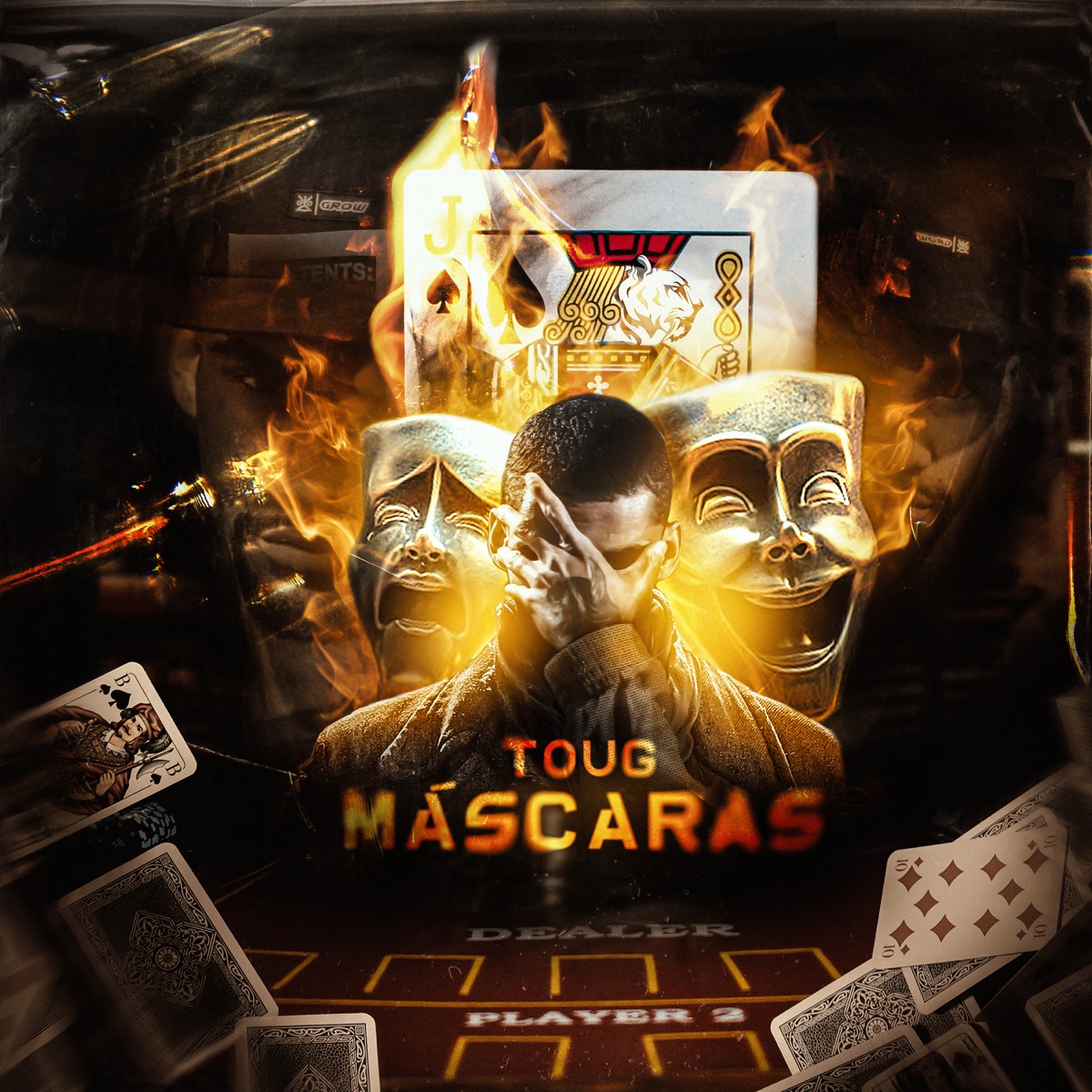 Máscaras - Single by Toug Mc album cover
