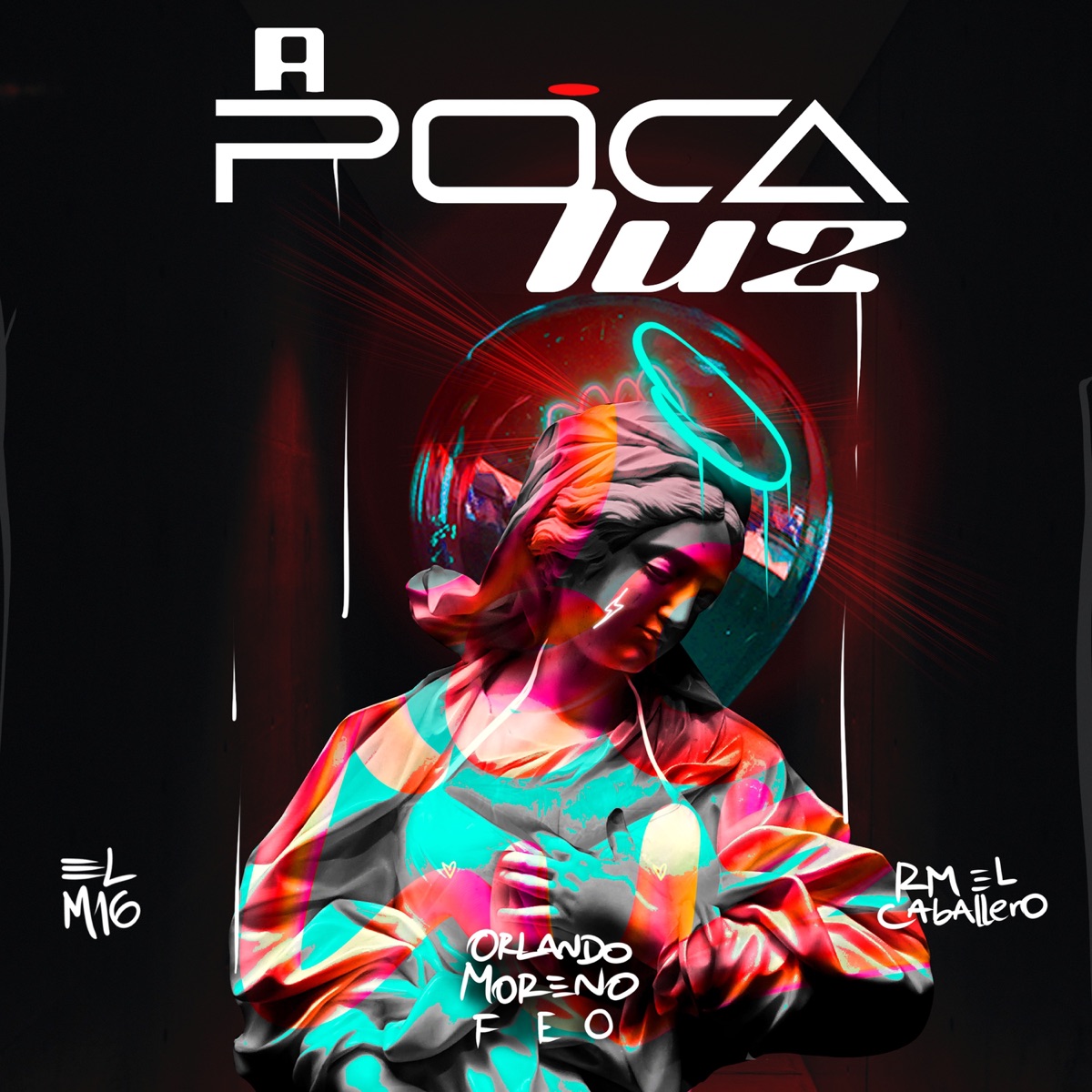 A POCA LUZ - Single by EL M16, Rm el Caballero & Orlando Moreno Feo album cover