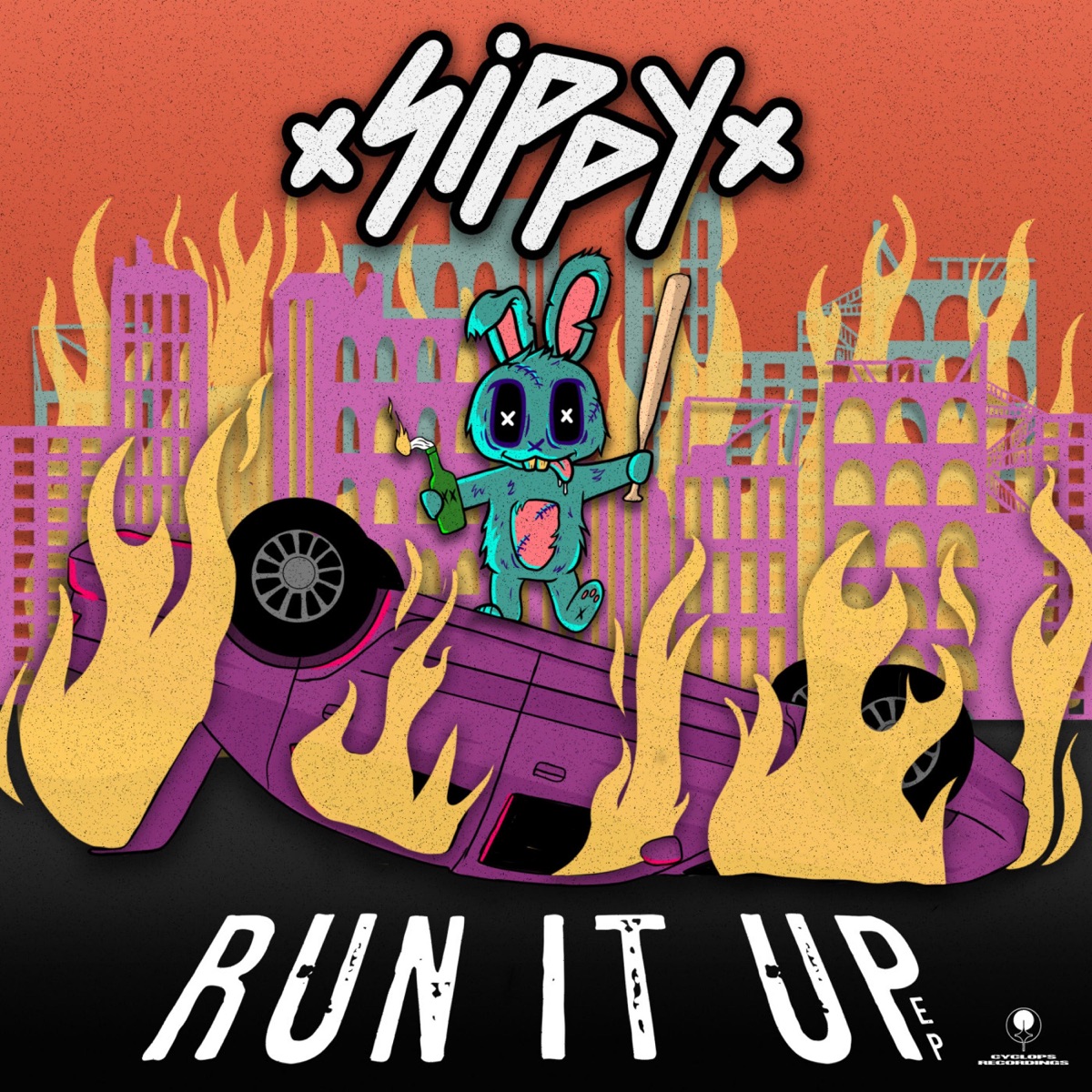 Run It Up EP by SIPPY album cover
