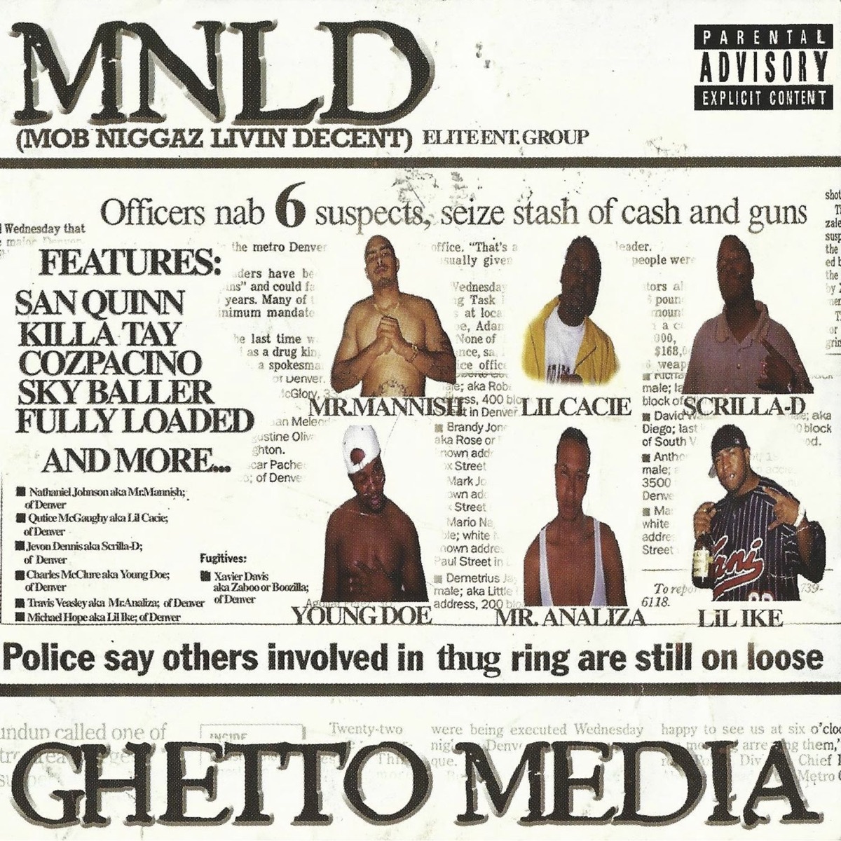 Ghetto Media by MNLD album cover