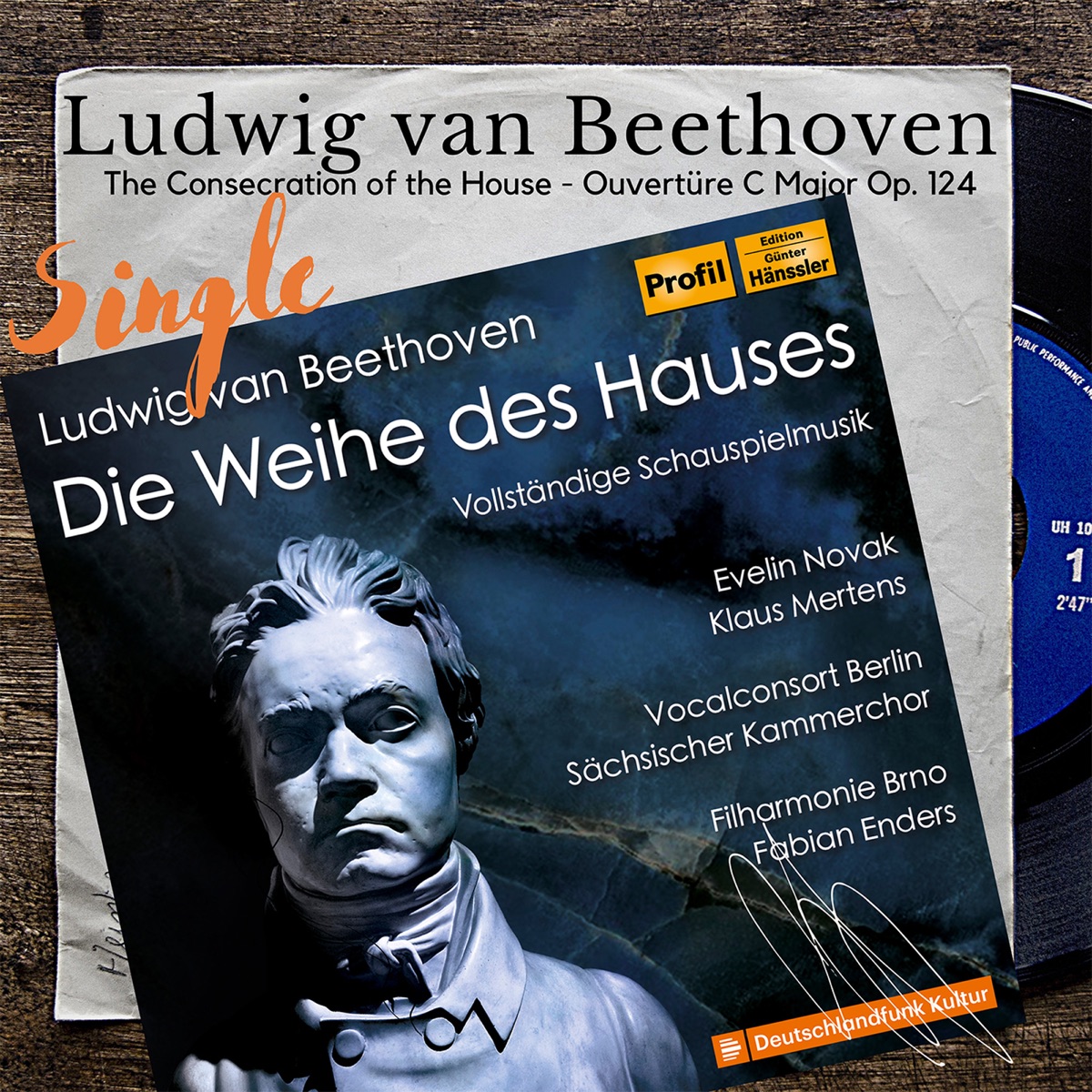 Die Weihe des Hauses, Op. 124 - EP by Filharmonie Brno & Fabian Enders album cover