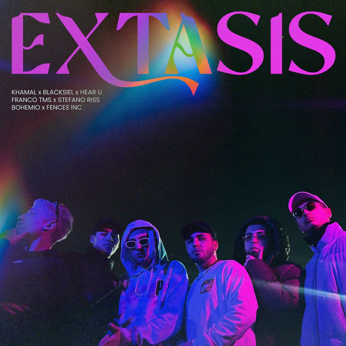 Extasis (feat. Stefano Riss, B0hemi0 & Fences inc) - Single by KHAMAL, Hear.U & Blacksiel album cover