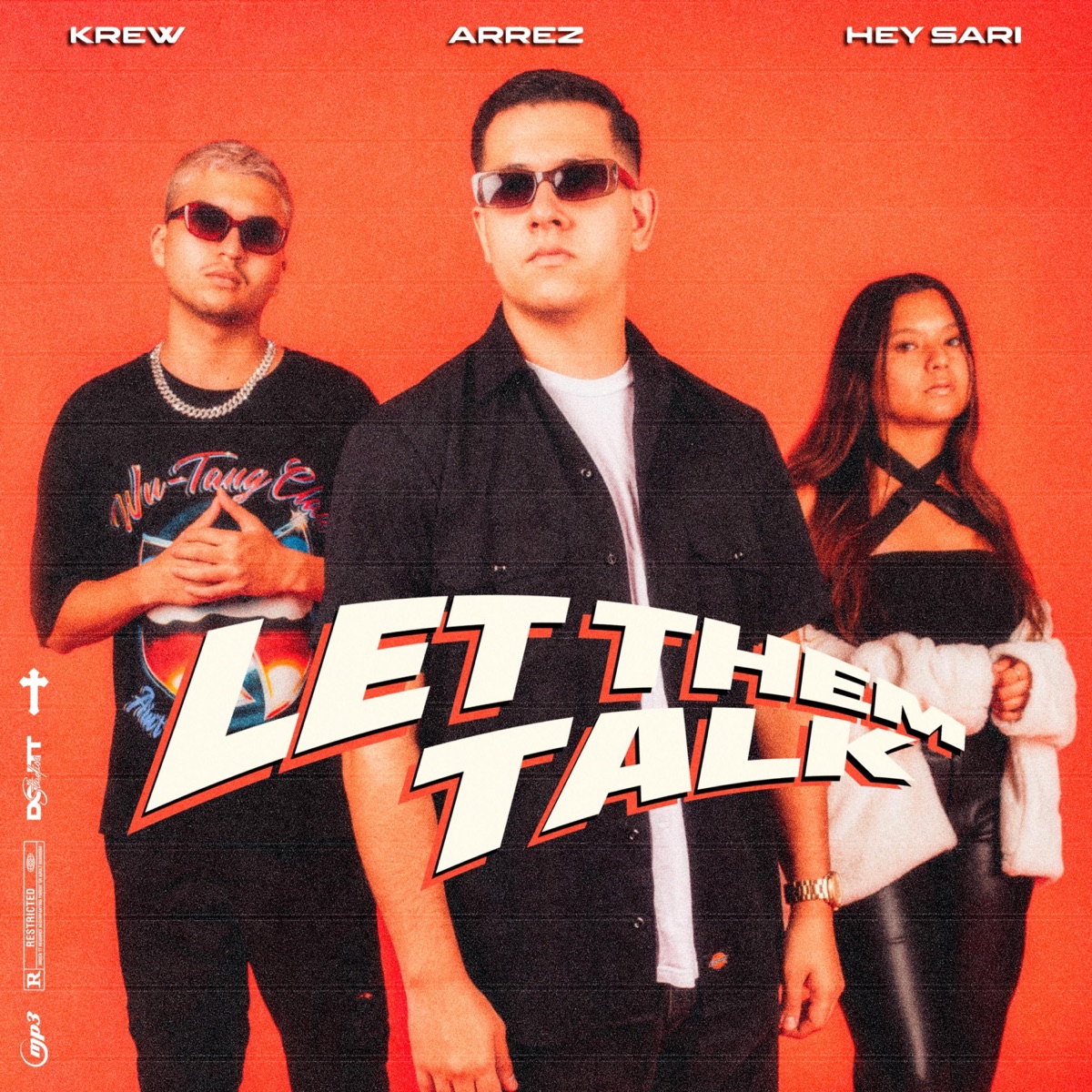 Let Them Talk - Single by Arrez, Krew & Hey Sari album cover
