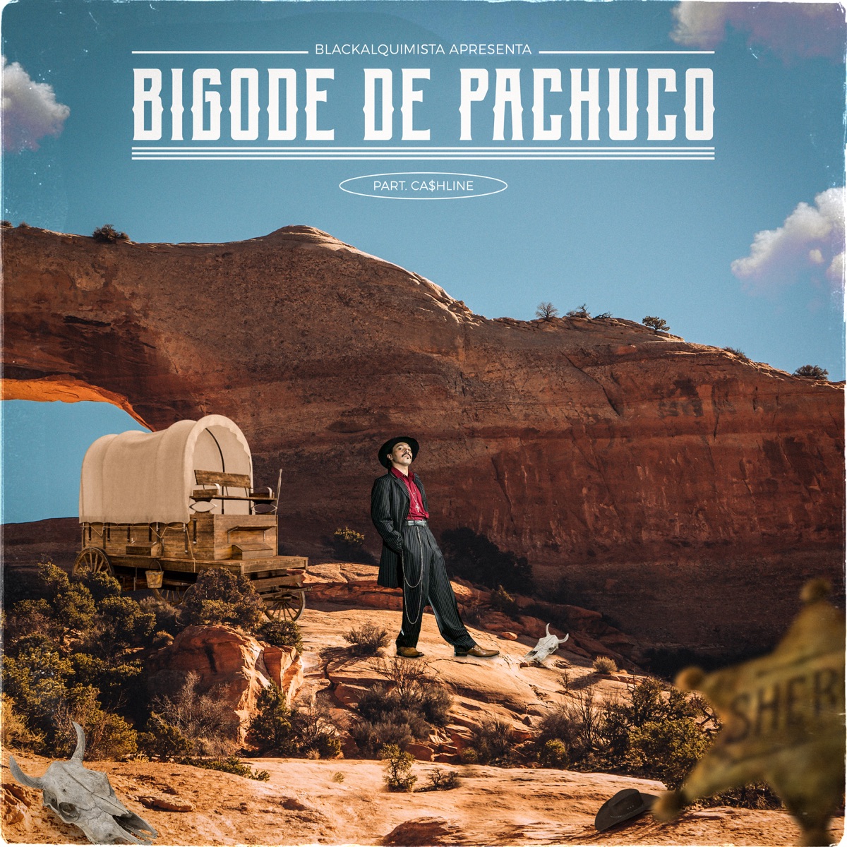 Bigode de Pachuco (feat. Ca$hline) - Single by Blackalquimista album cover
