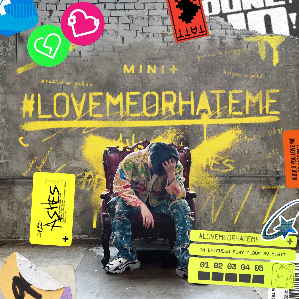 #LOVEMEORHATEME - EP by Minit album cover