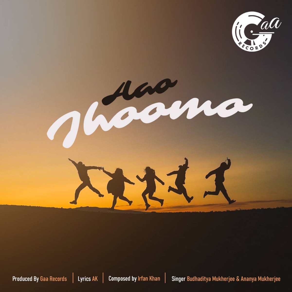 Aao Jhoomo - Single by Budhaditya Mukherjee & Ananya Mukherjee album cover