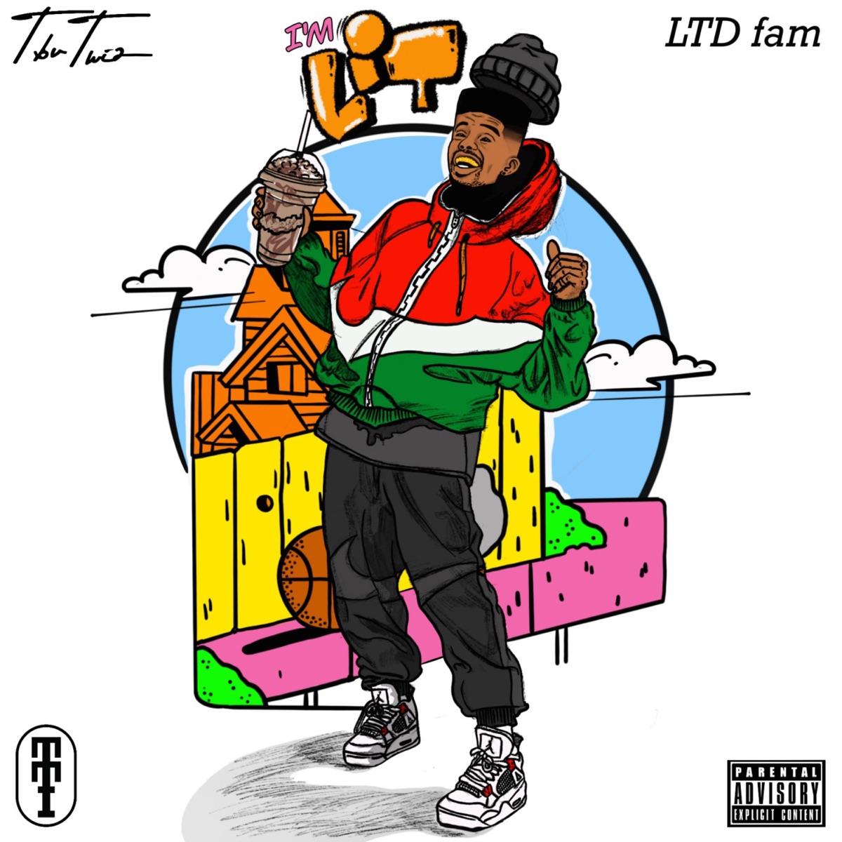 I'm Lit (feat. LTD Fam) - Single by T'bu Twiz album cover