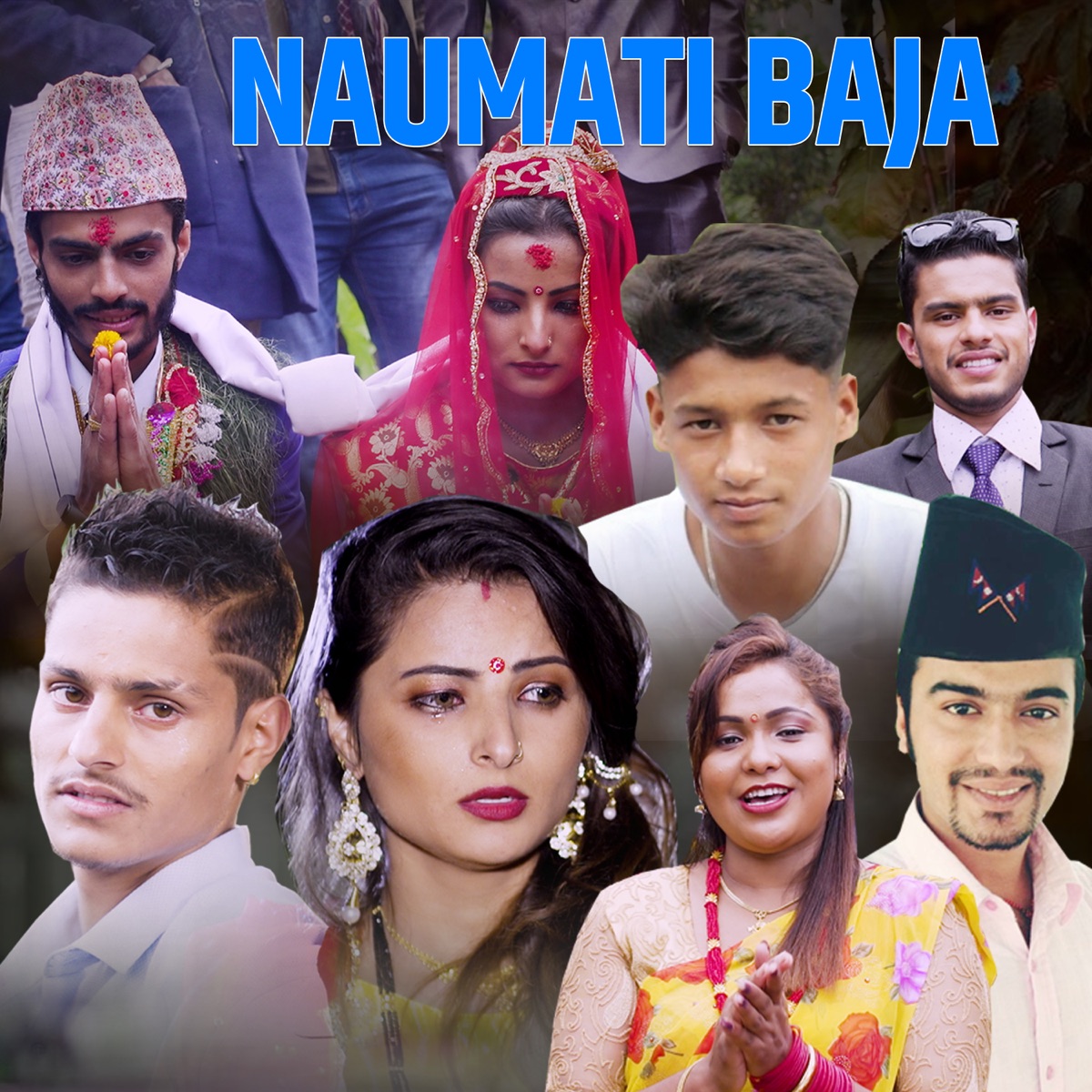 Naumati Baja (feat. Saroj Acharya) - EP by Prem Sapkota Sonu, Rina KC & Dipen Thapa album cover