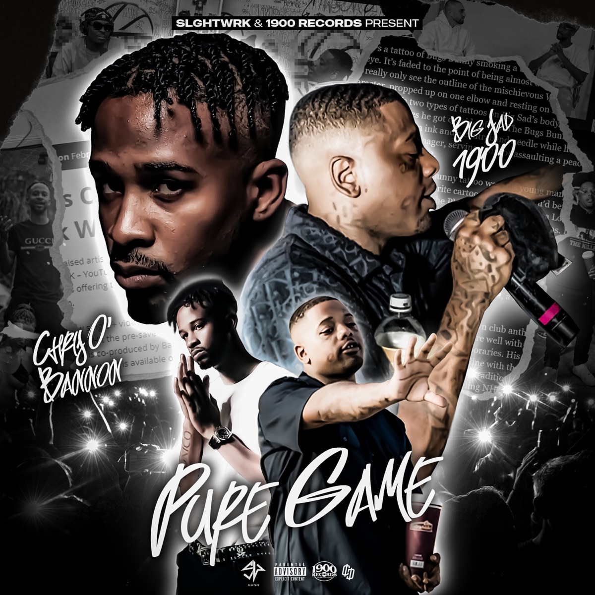 Pure Game by Big Sad 1900 & Chris obannon album cover