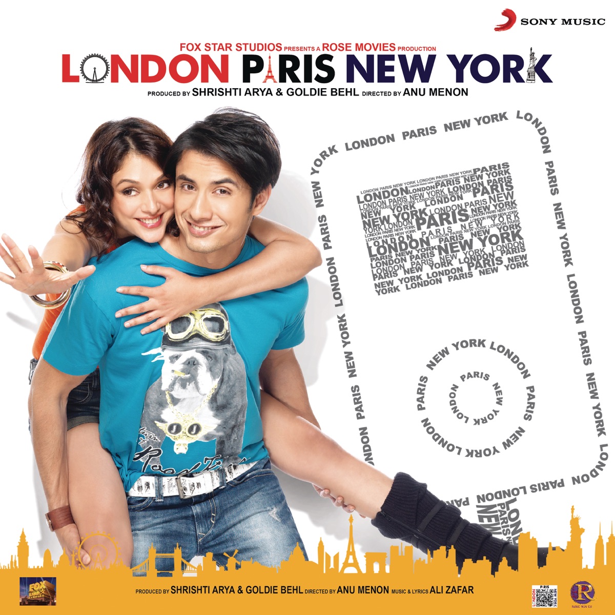 London, Paris, New York (Original Motion Picture Soundtrack) by Ali Zafar album cover