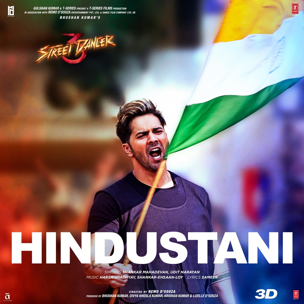 Hindustani (From "Street Dancer 3D") - Single by Shankar Mahadevan, Udit Narayan, Harsh Upadhyay & Shankar Ehsaan Loy album cover