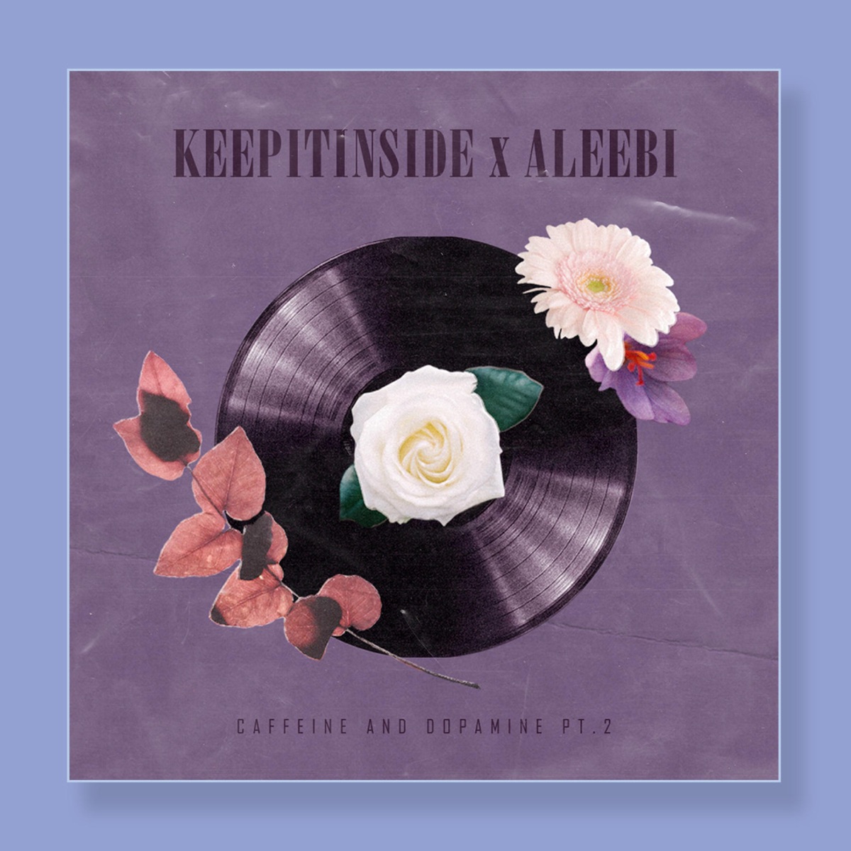 caffeine and dopamine, Pt. 2 - Single by Aleebi & Keepitinside album cover