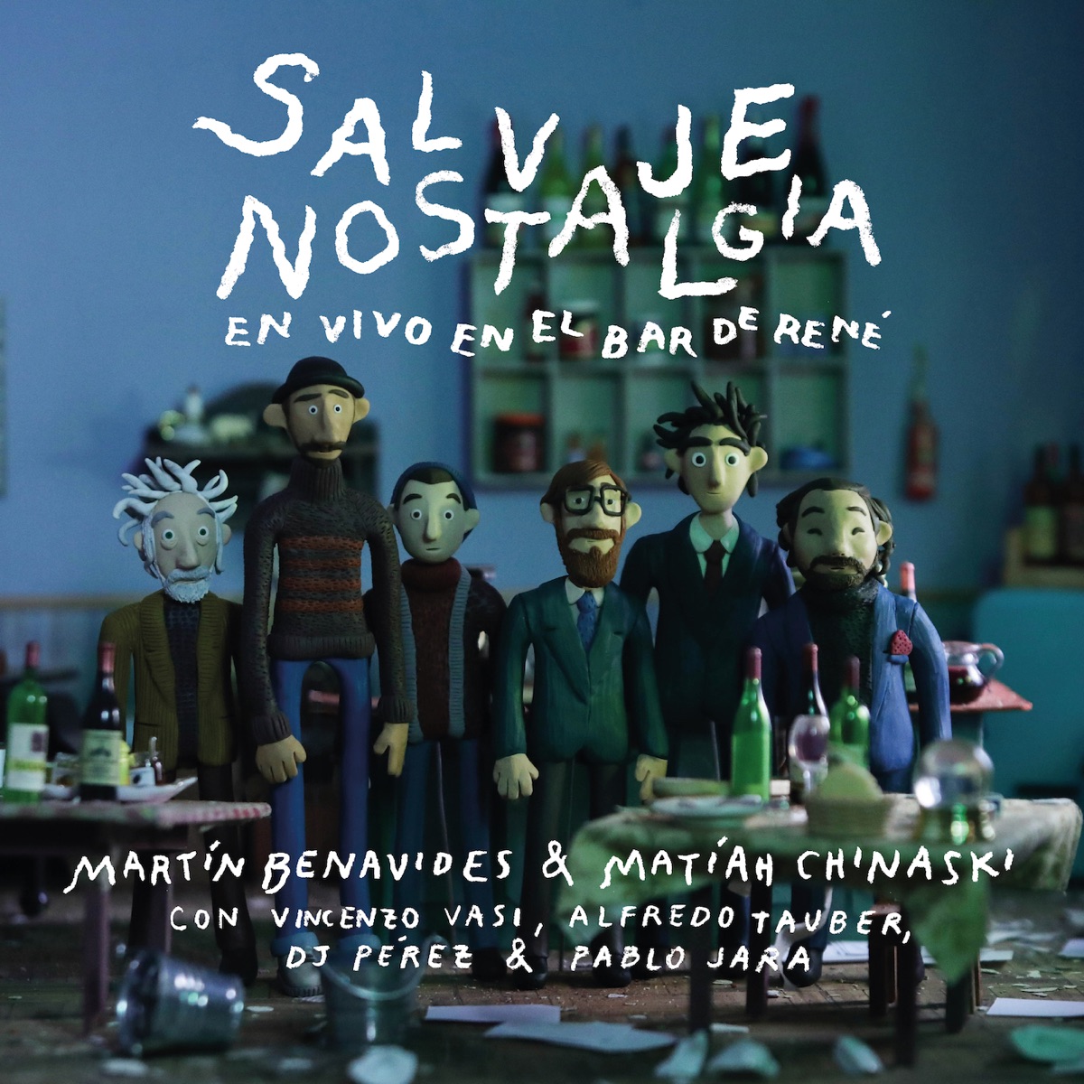 Salvaje Nostalgia en el Bar de René (En Vivo) by Martín Benavides, Matiah Chinaski & Salvaje Nostalgia album cover