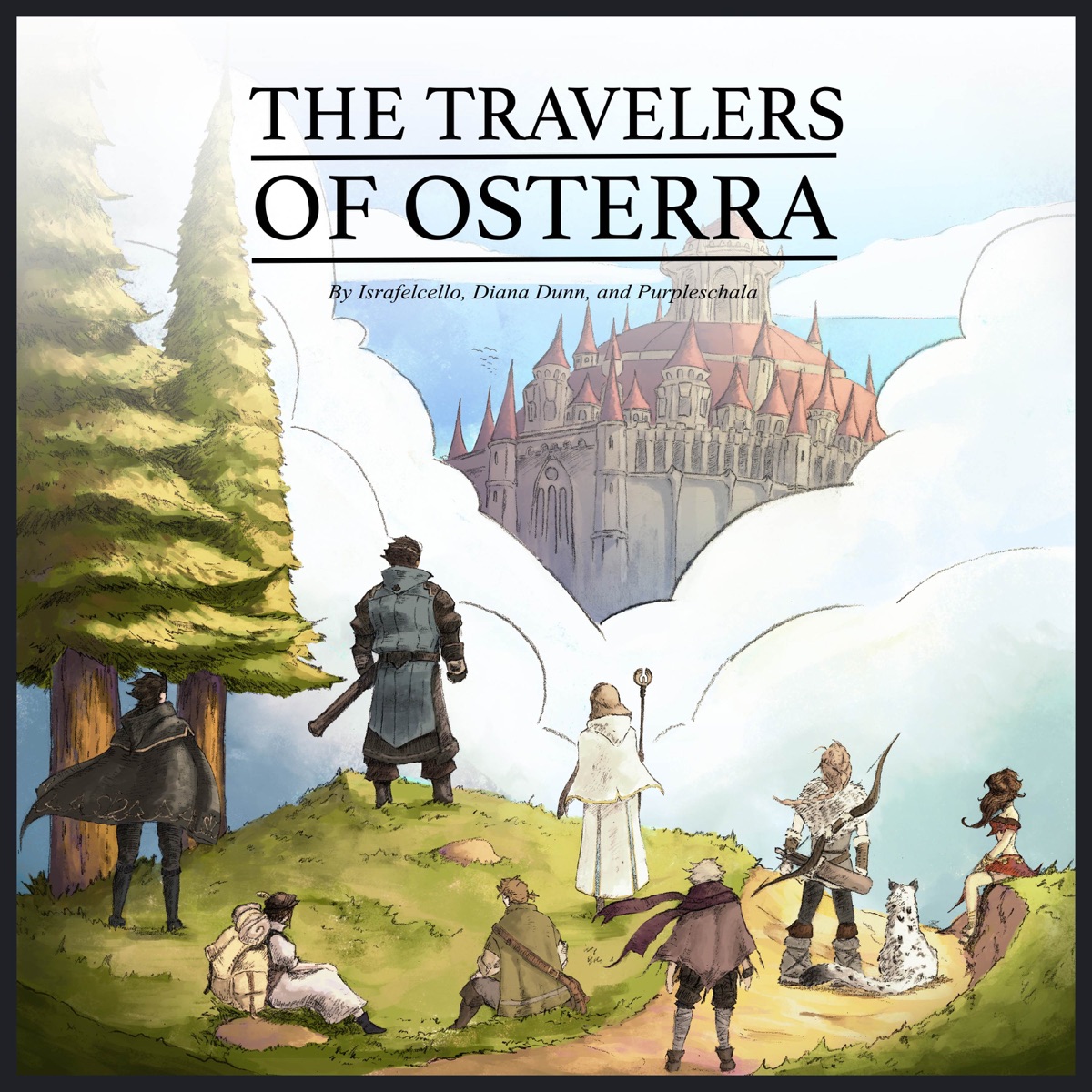 The Travelers of Osterra by Israfelcello, PurpleSchala & Diana Dunn album cover