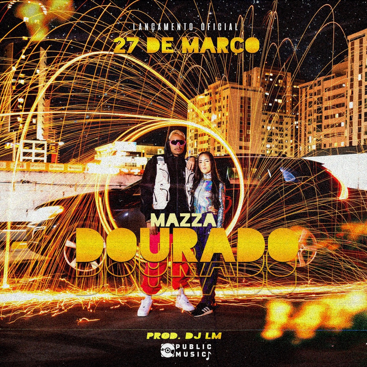 Dourado (feat. DJ Lm) - Single by Mazza album cover