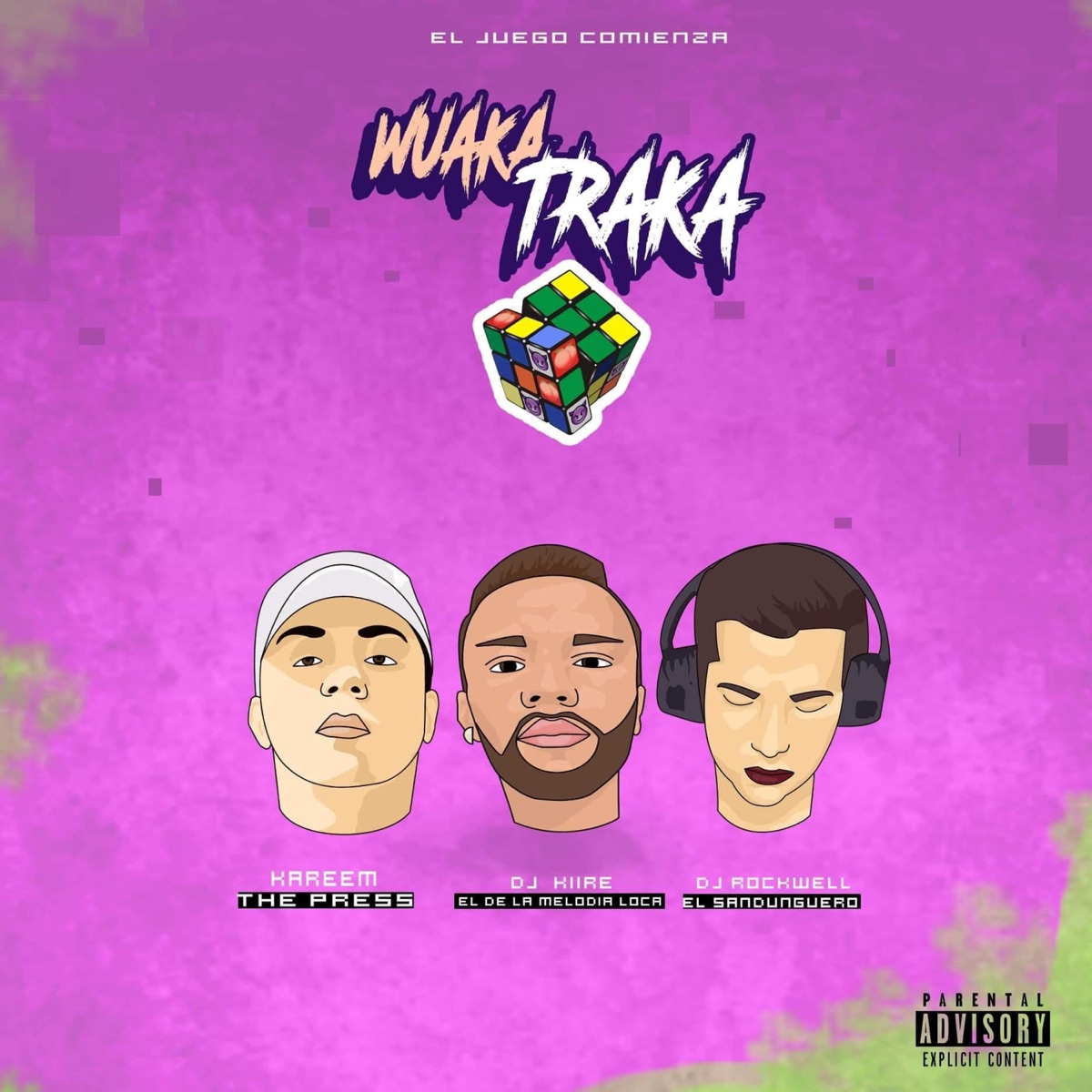 Wakatraka (feat. karem the Press & dj Rockwell) - Single by Dj Kiire album cover
