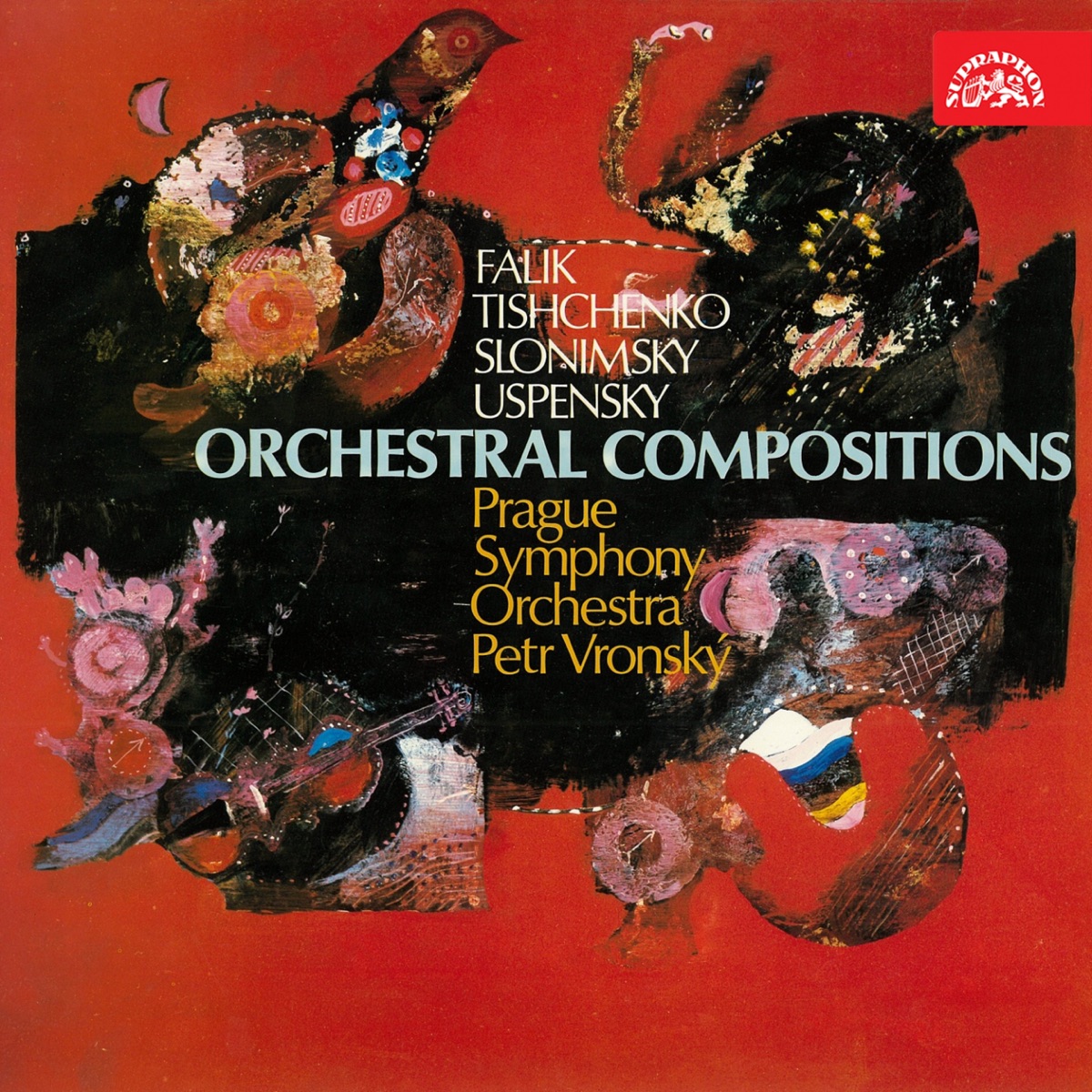 Falik,Tischenko, Slonimsky, Uspensky: Orchestral Compositions by Jiri Tomasek, Petr Vronský & Prague Symphony Orchestra album cover