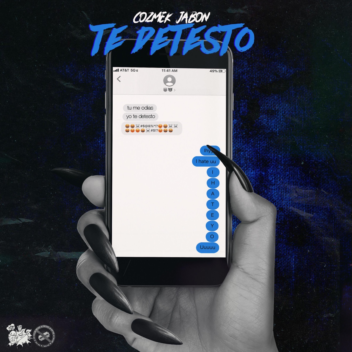 Te Detesto - Single by Cozmek Jabon album cover