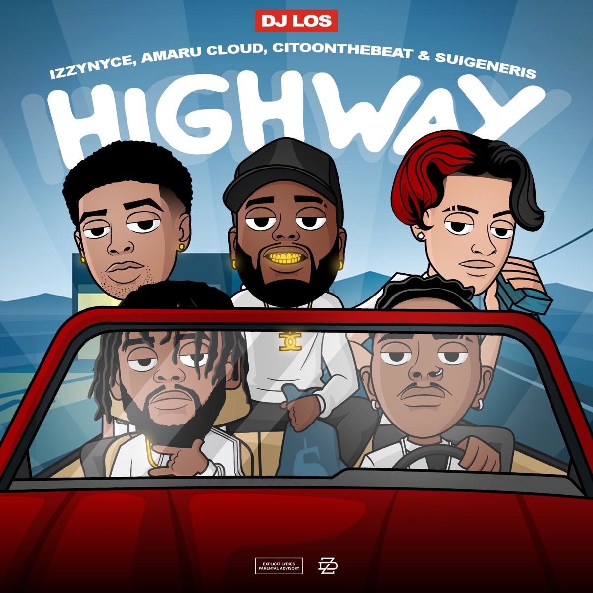 Highway - Single by DJ Los, Izzynyce, Amaru Cloud, Citoonthebeat & Suigeneris album cover
