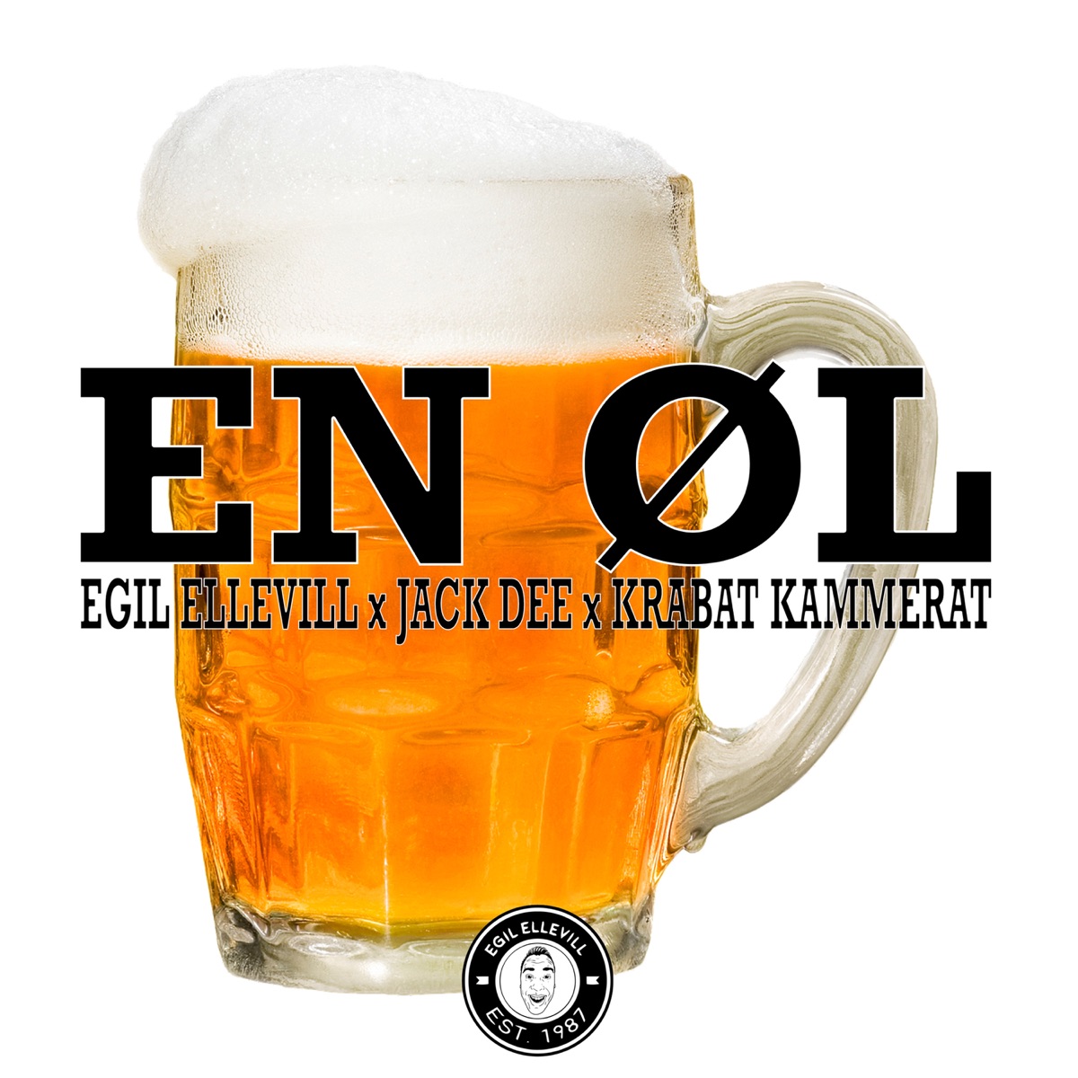 En Øl - Single by Egil Ellevill, Jack Dee & Krabat Kammerat album cover