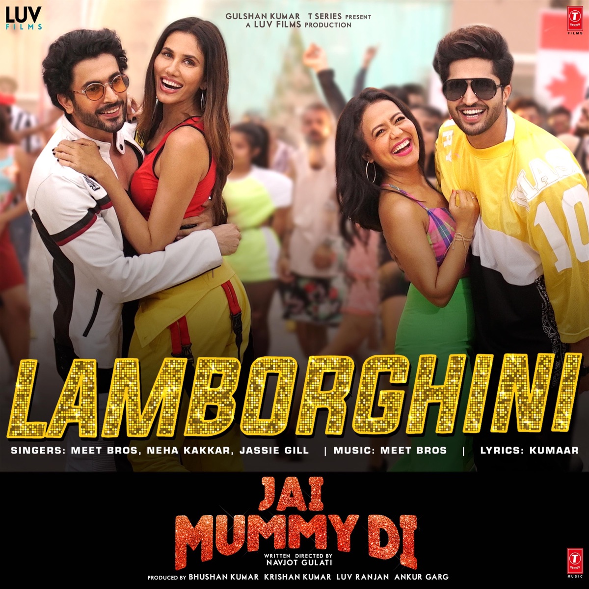 Lamborghini (From "Jai Mummy Di") - Single by Meet Bros, Neha Kakkar & Jassie Gill album cover