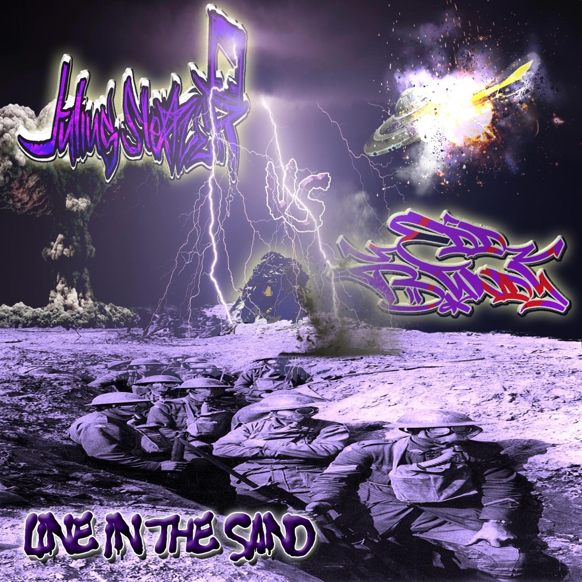Line in the Sand (feat. Edd Bundy) - Single by Julius Sleazer album cover